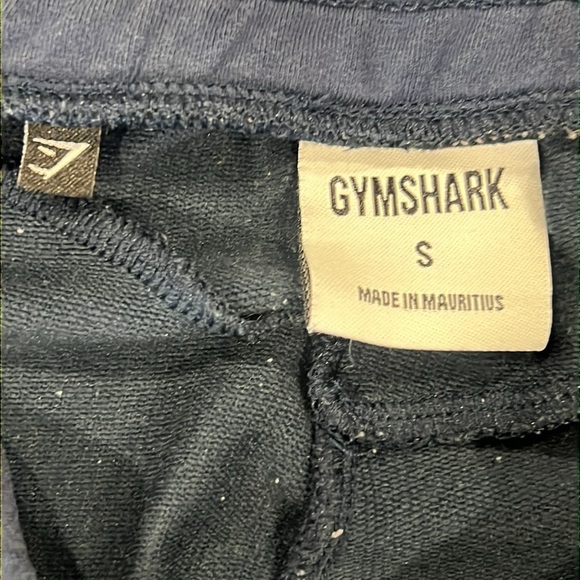 Gymshark Essential Joggers S Navy Blue Stretchy Drawstring Athletic Workout Gym - Picture 8 of 8